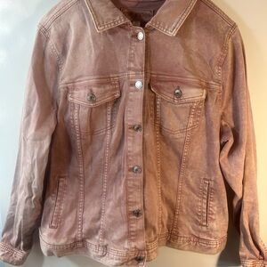 Maurices Faded Pink Jean Jacket
